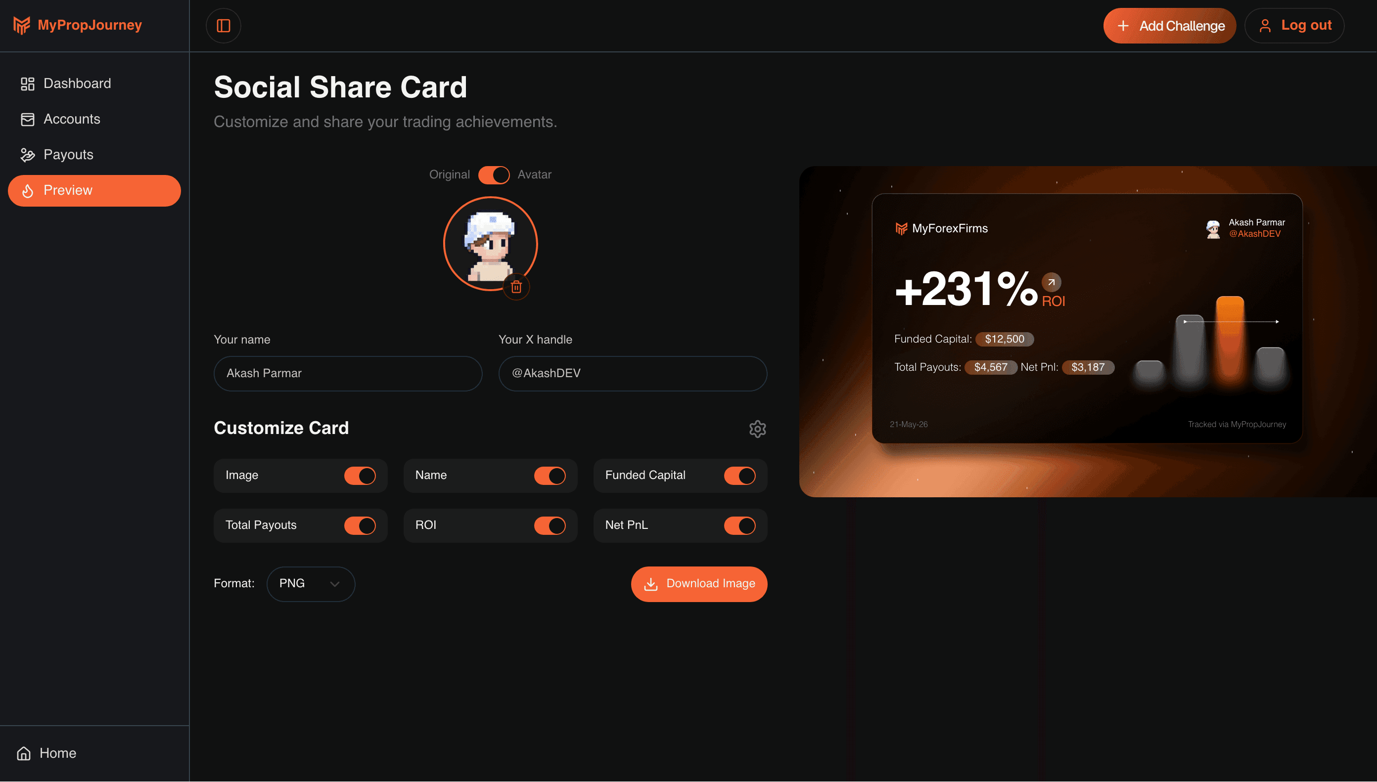 Social Share Card